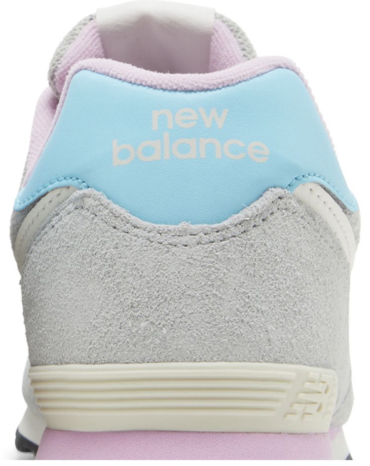 New Balance 574 Big Kid Wide Brighton Grey Aqua