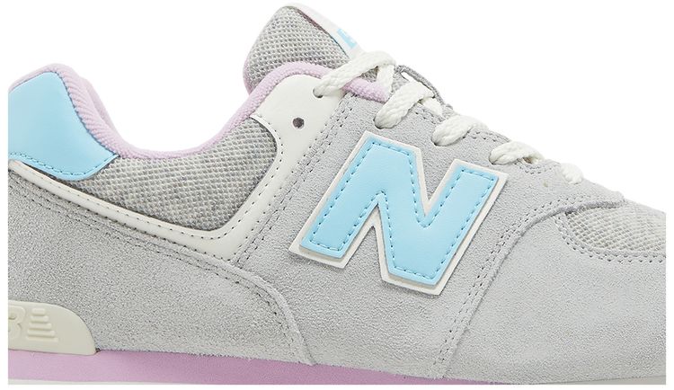 New Balance 574 Big Kid Wide Brighton Grey Aqua