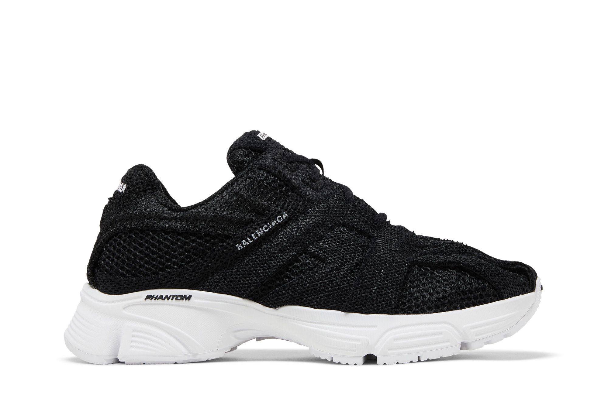 Size 6.0 Balenciaga Phantom Sneaker Black White