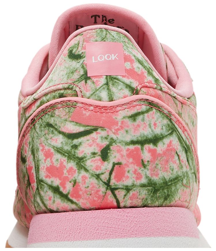 LQQK Studios x Reebok Classic Leather Leaf Camo   Bubble Gum
