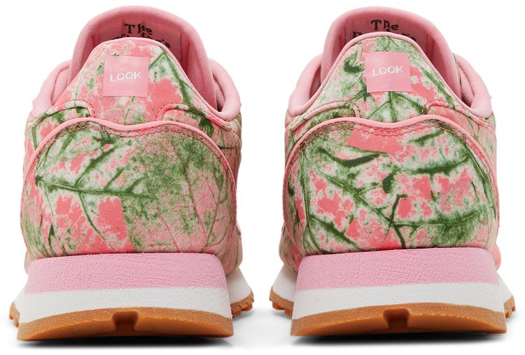 LQQK Studios x Reebok Classic Leather Leaf Camo   Bubble Gum