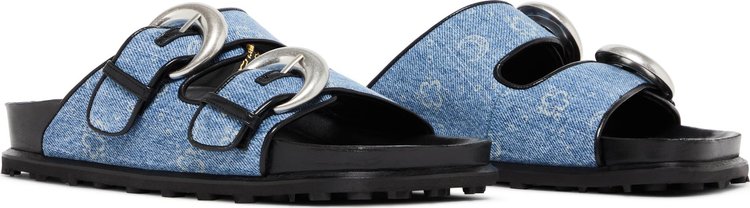 Marine Serre Wmns Regenerated Sandal Denim Monogram