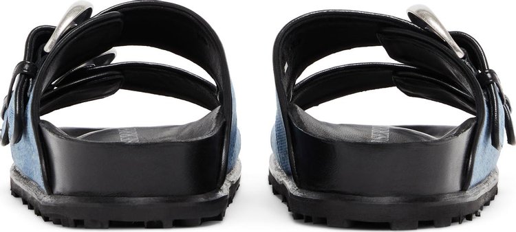 Marine Serre Wmns Regenerated Sandal Denim Monogram