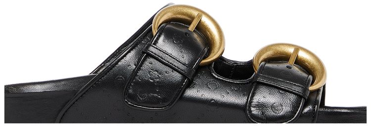 Marine Serre Wmns Leather Birk Sandal Black