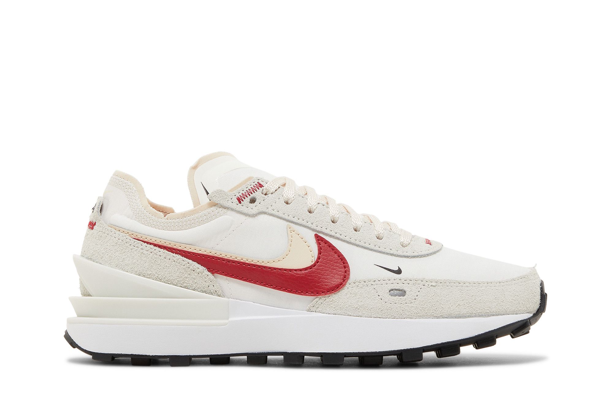NIKE DX4309-100 ホワイト/レッド スニーカー WMNS) Nike Waffle One SE 'Sail Gym Red' DX4309-100