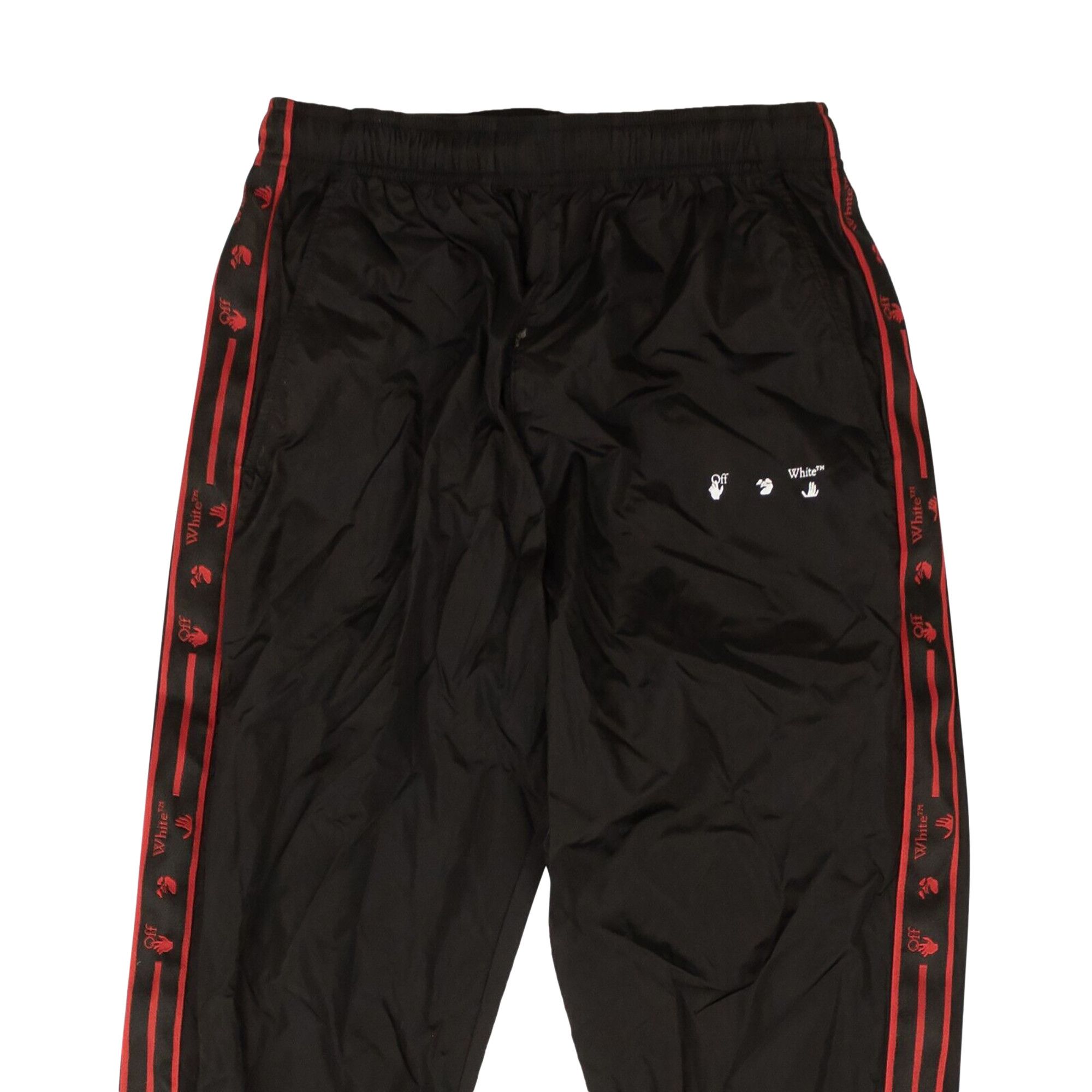 Buy Off-White Logo Stripe Trackpant 'Black/White Buy Off-White Logo Stripe Trackpant 'Black/White