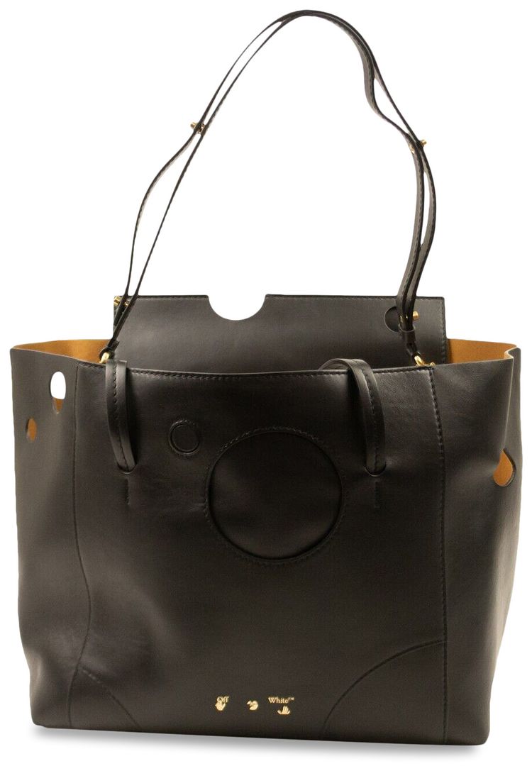 Buy OffWhite Burrow38 Tote Bag 'Black' OWNA160S21LEA0041000 GOAT