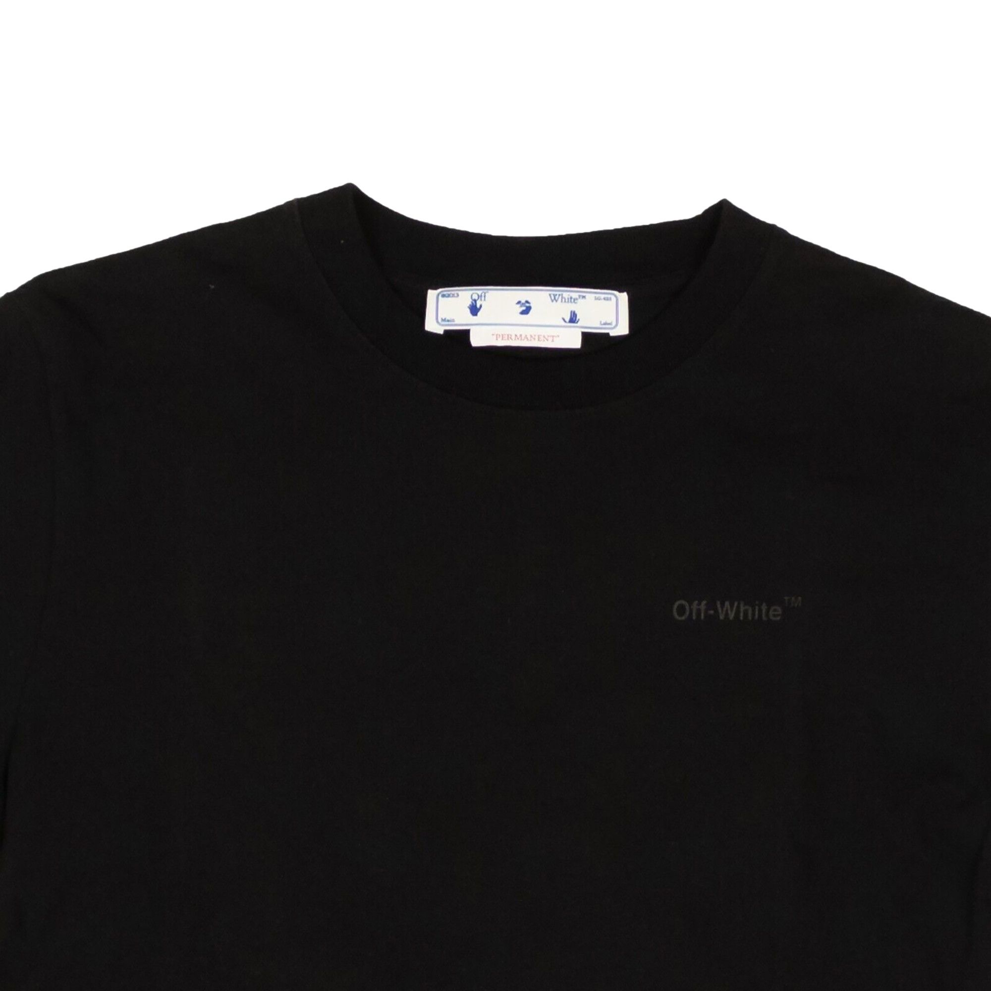 ★Off-White★ Slim Fit Scramble Diag Short Sleeve T-Shirt Bl Buy Off-White Wave Diag Slim Short-Sleeve Tee 'White/Black