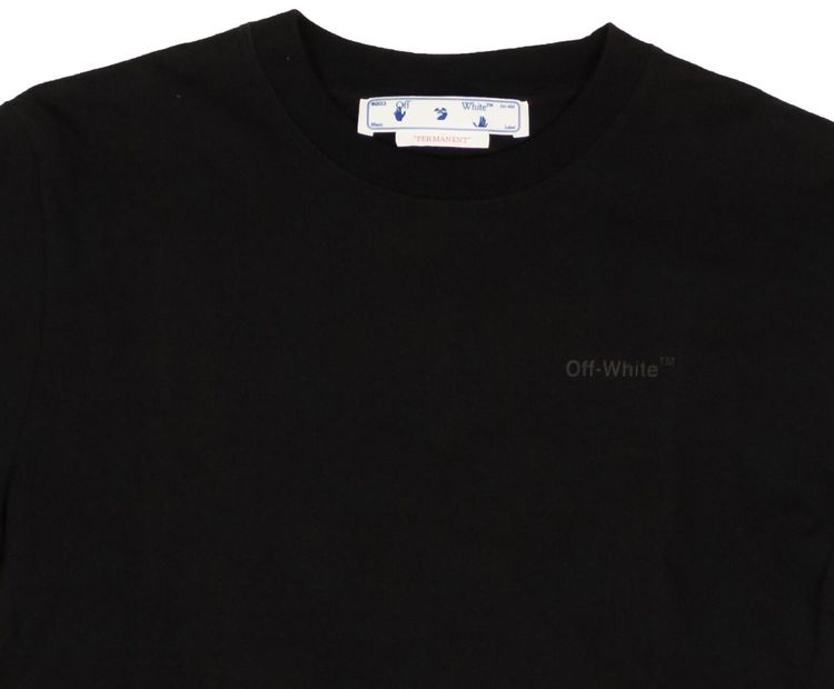 Off White Diag Tab Slim Short Sleeve Tee Black