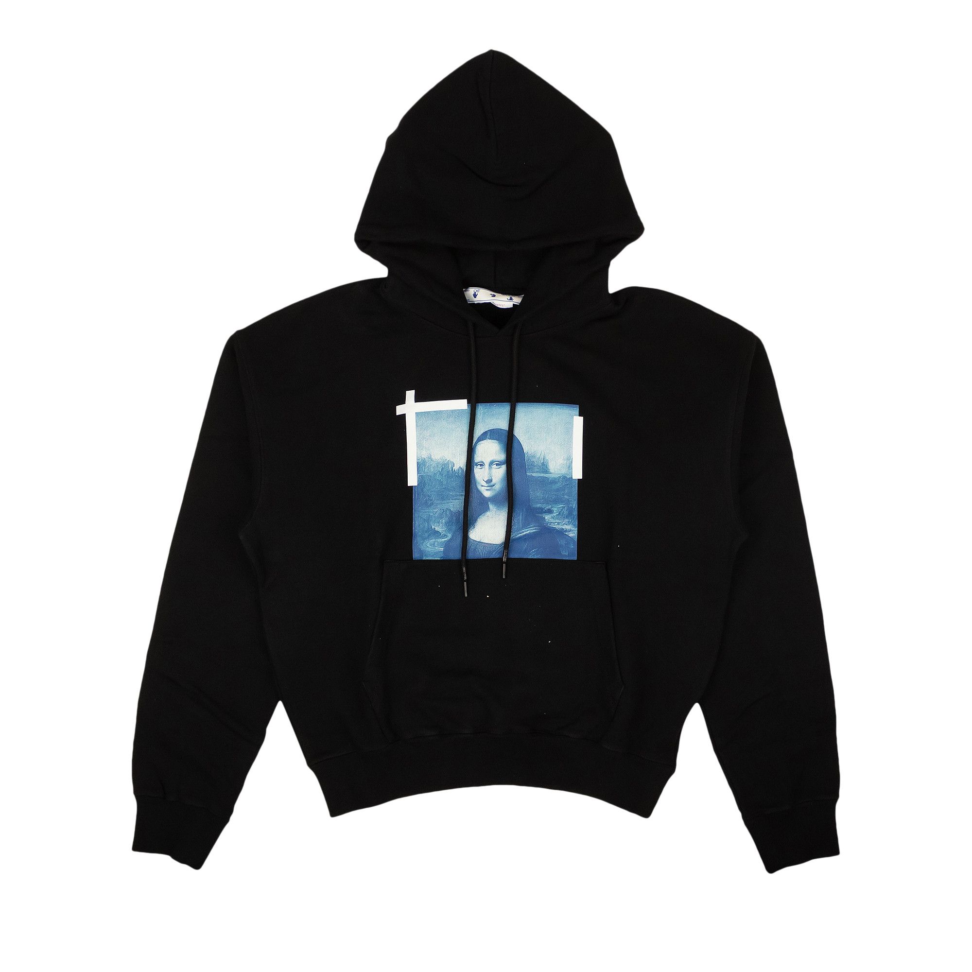 Off white mona lisa hoodie black on sale