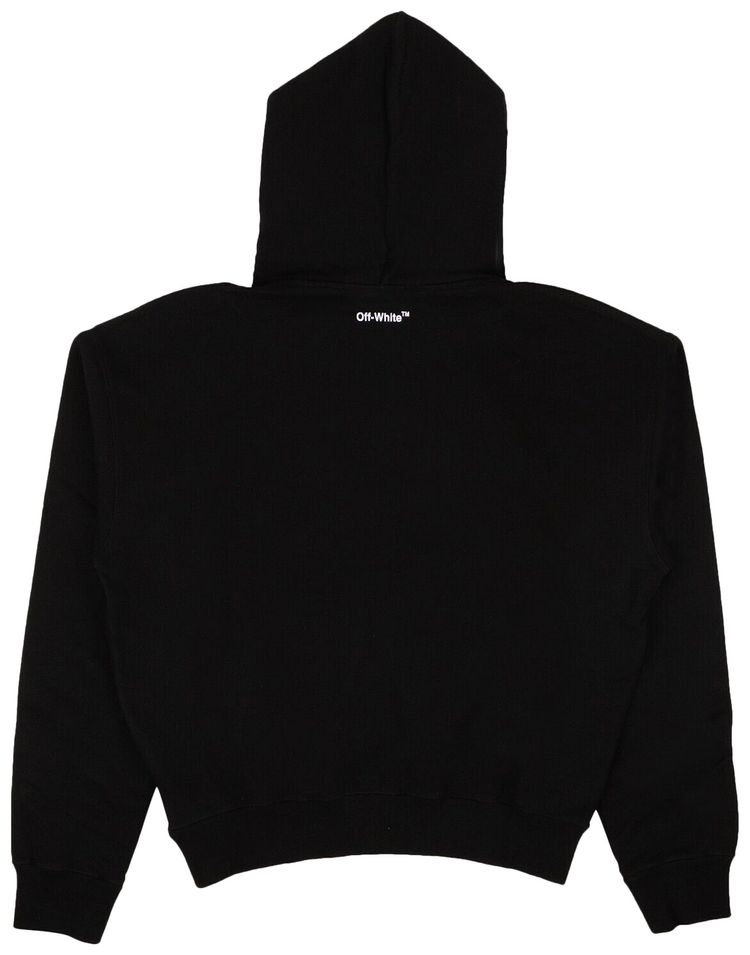 Off White Monalisa Over Hoodie Black
