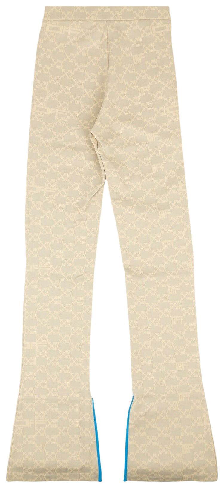 Off White Mono Leggings Green