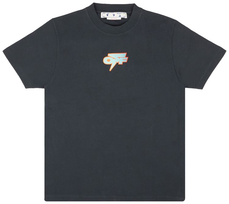 Off White Degrade Thunder Slim Short Sleeve Tee Outerspace