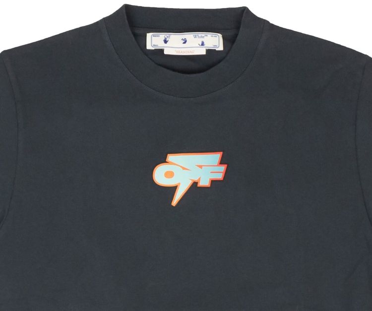 Off White Degrade Thunder Slim Short Sleeve Tee Outerspace