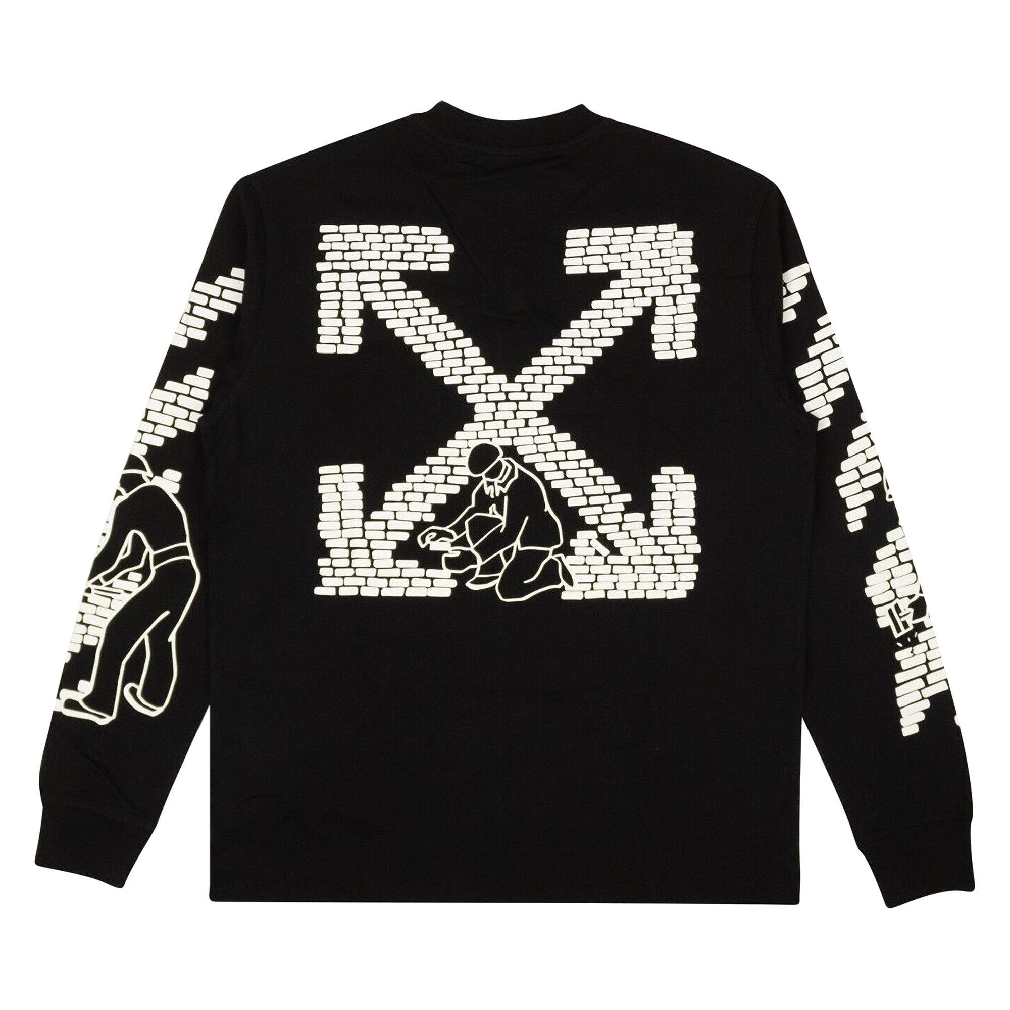 Off white black long sleeve shirt shop