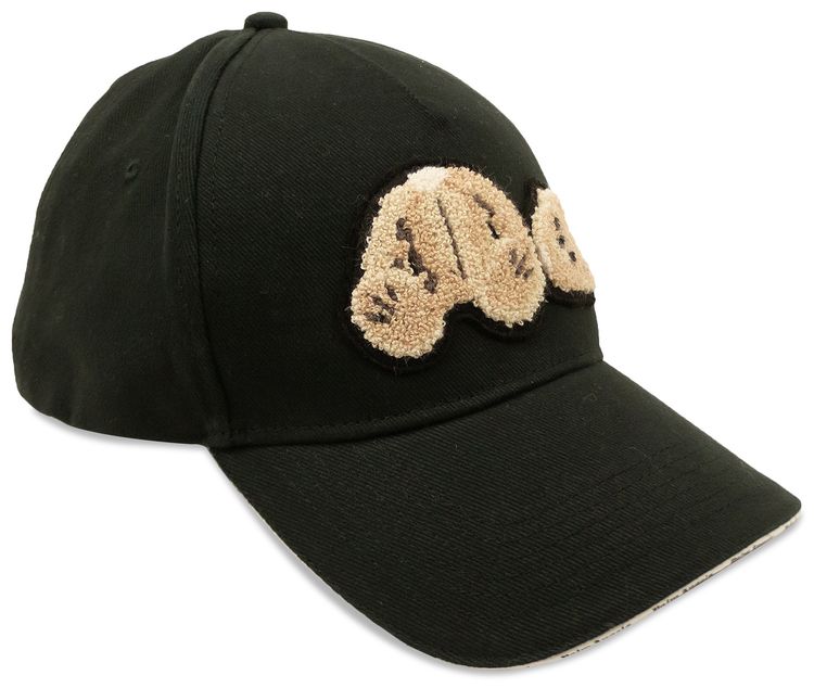 Palm Angels Bear Printed Cap BlackWhite