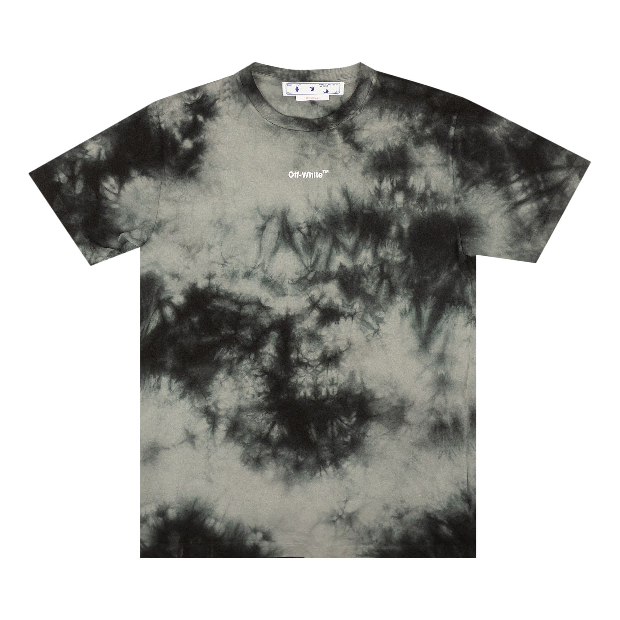 Off-White OMAA027F22JER019 ARROW TIE DYE SLIM Tシャツ OFF-WHITE Arrow Tie Dye Slim Short Sleeve T-Shirt in Warm