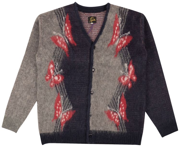 Needles Mohair Cardigan Navy