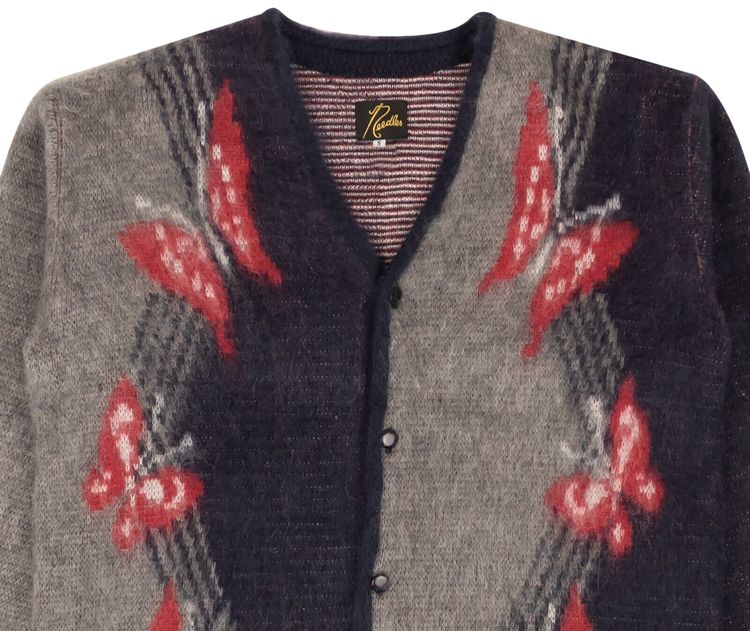 Needles Mohair Cardigan Navy