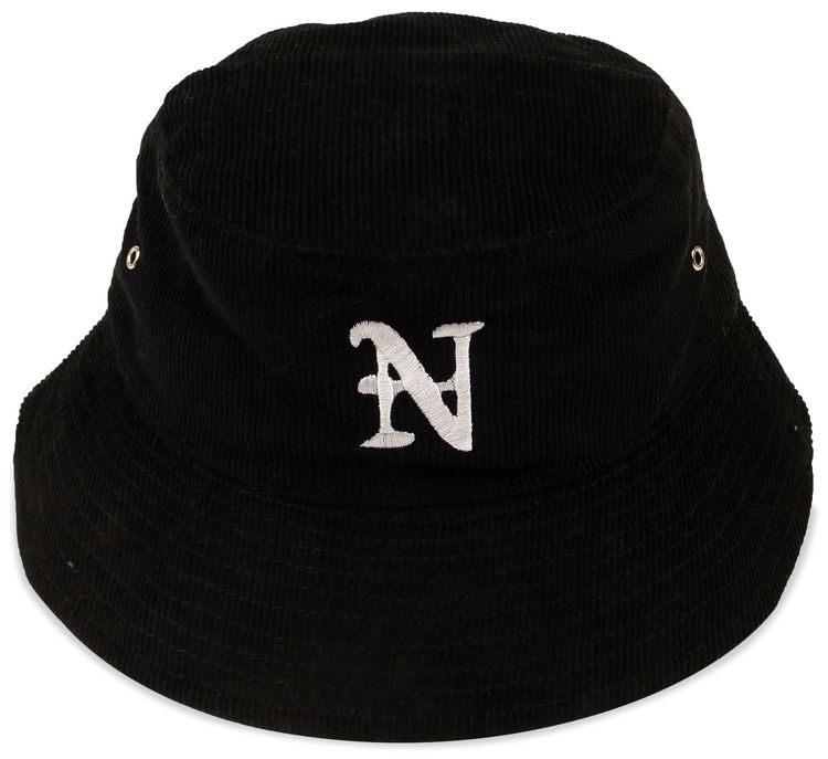 Nahmias Corduroy Bucket Hat Black