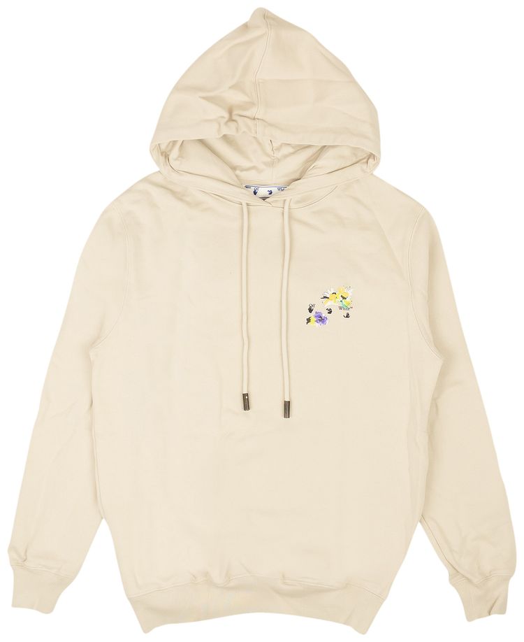 Off White Arrow Hoodie Grey