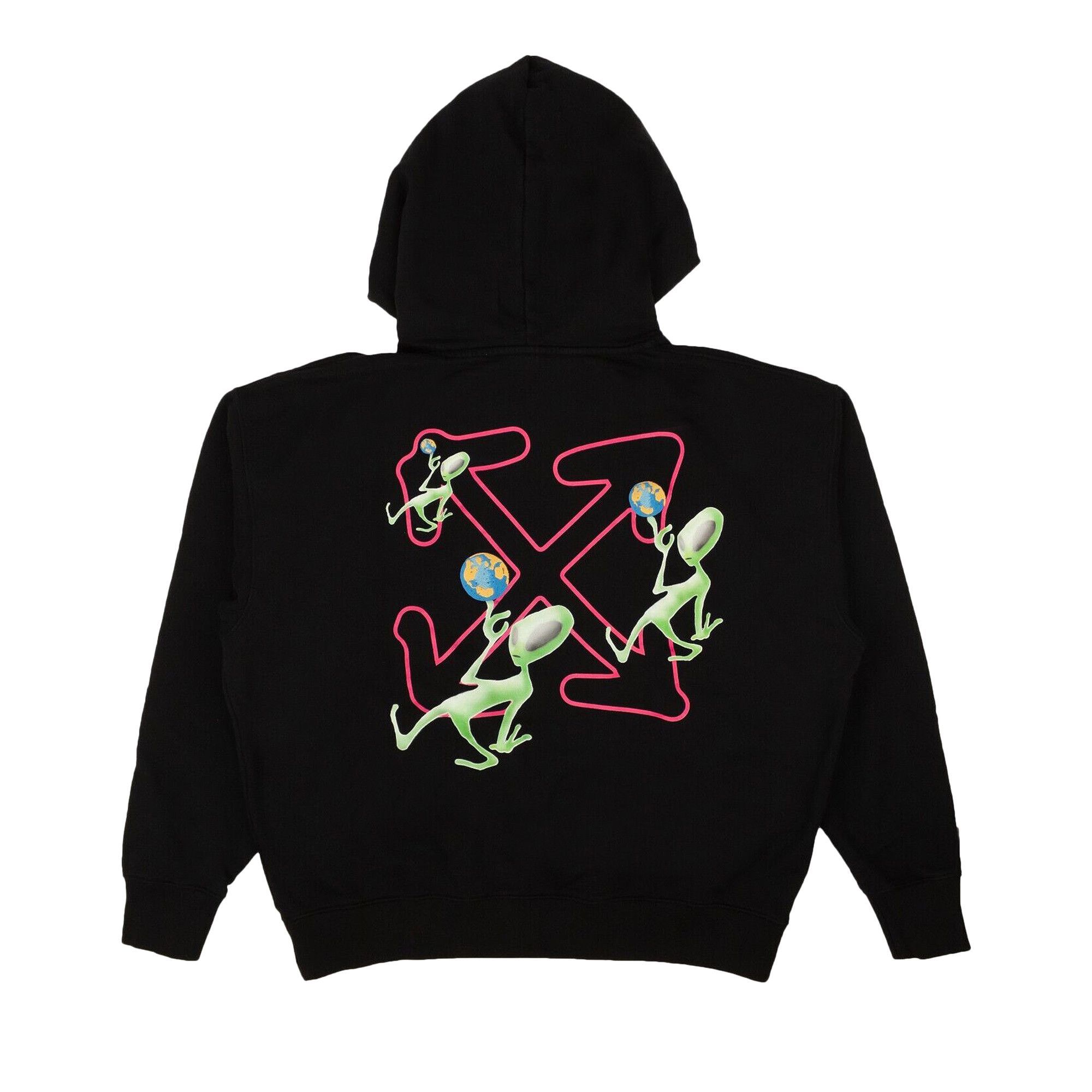 Buy Off-White Alien Arrow Skate Hoodie 'Black