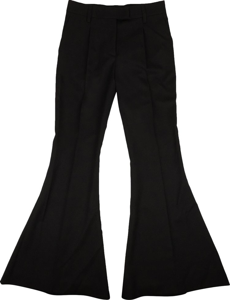 Prada Bell Buttom Casual Pants 'Black'