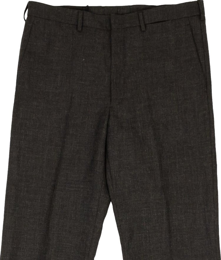 Prada Wool Dress Pants Anthracite