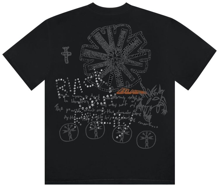 Cactus Jack by Travis Scott High Voltage Tee Black