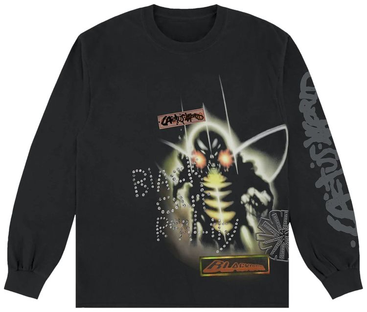 Cactus Jack by Travis Scott Beetlejack Long Sleeve Black