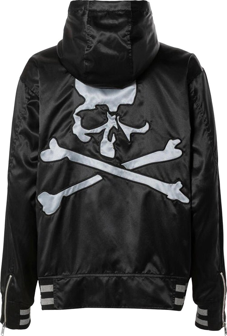 Mastermind Hooded Varsity Jacket Black