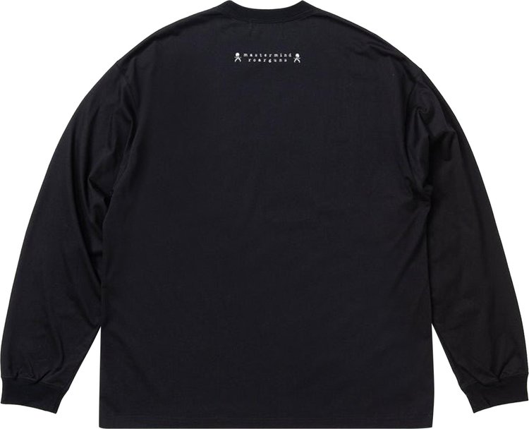 Mastermind World x roarguns Long Sleeve Relax Fit Tee Black