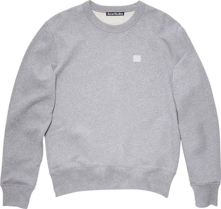 Acne Studios Face Motif Sweatshirts 'Light Grey Melange'