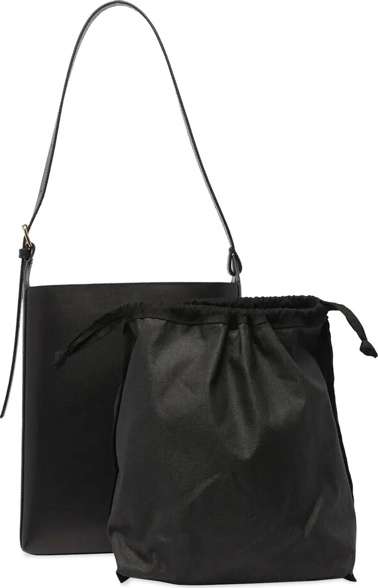 APC Virginie Smooth Leather Shoulder Bag Black