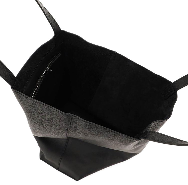 APC Maiko Leather Tote Bag Black