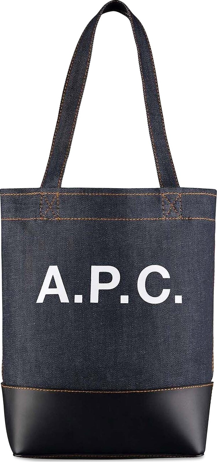 A.P.C. Small Axel Tote Bag 'Dark Navy'
