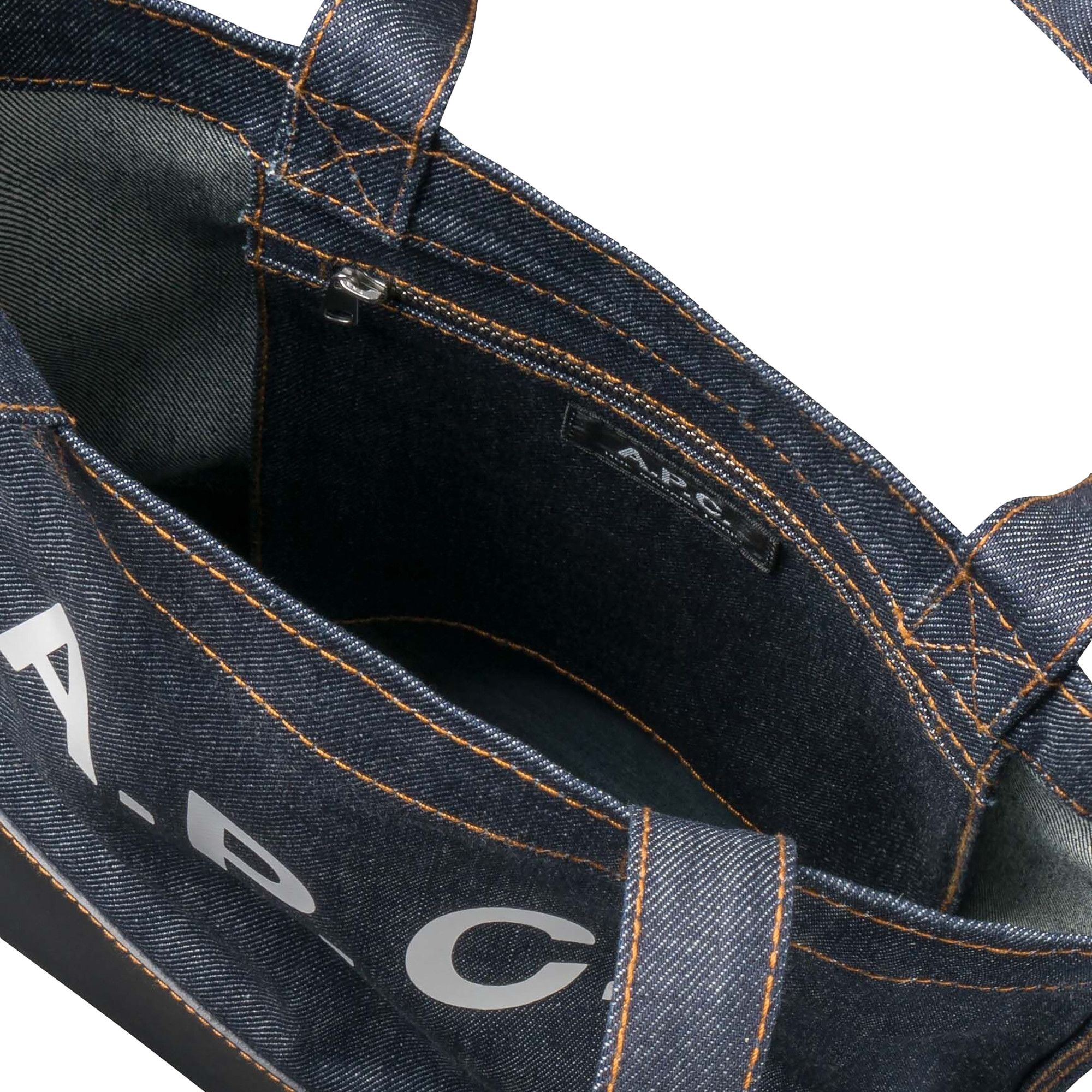 ☆A.P.C.☆ Small Axel Tote Bag Dark Navy CODDPM61568IAK CODD A.P.C. Axel Small Unisex Tote Bag Caramel CODDPM61568CAF