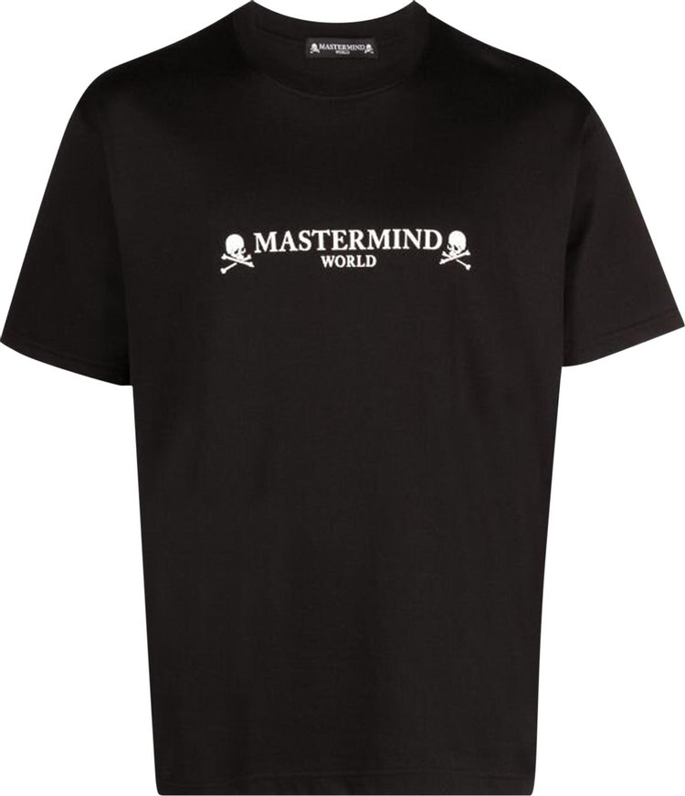 Mastermind World Logo And Skull Tee 'Black'