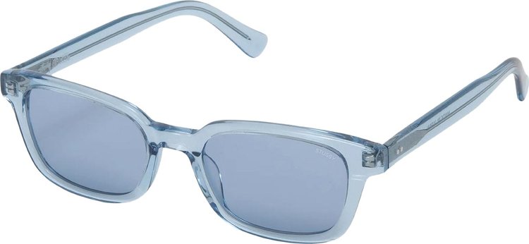 Stussy Owen Sunglasses Blue Crystal