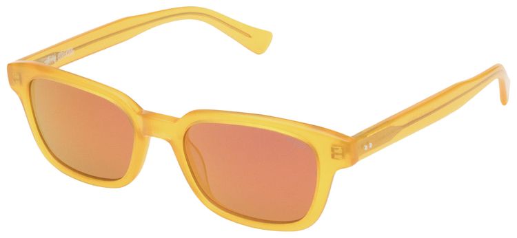 Stussy Owen Sunglasses Frosted Yellow
