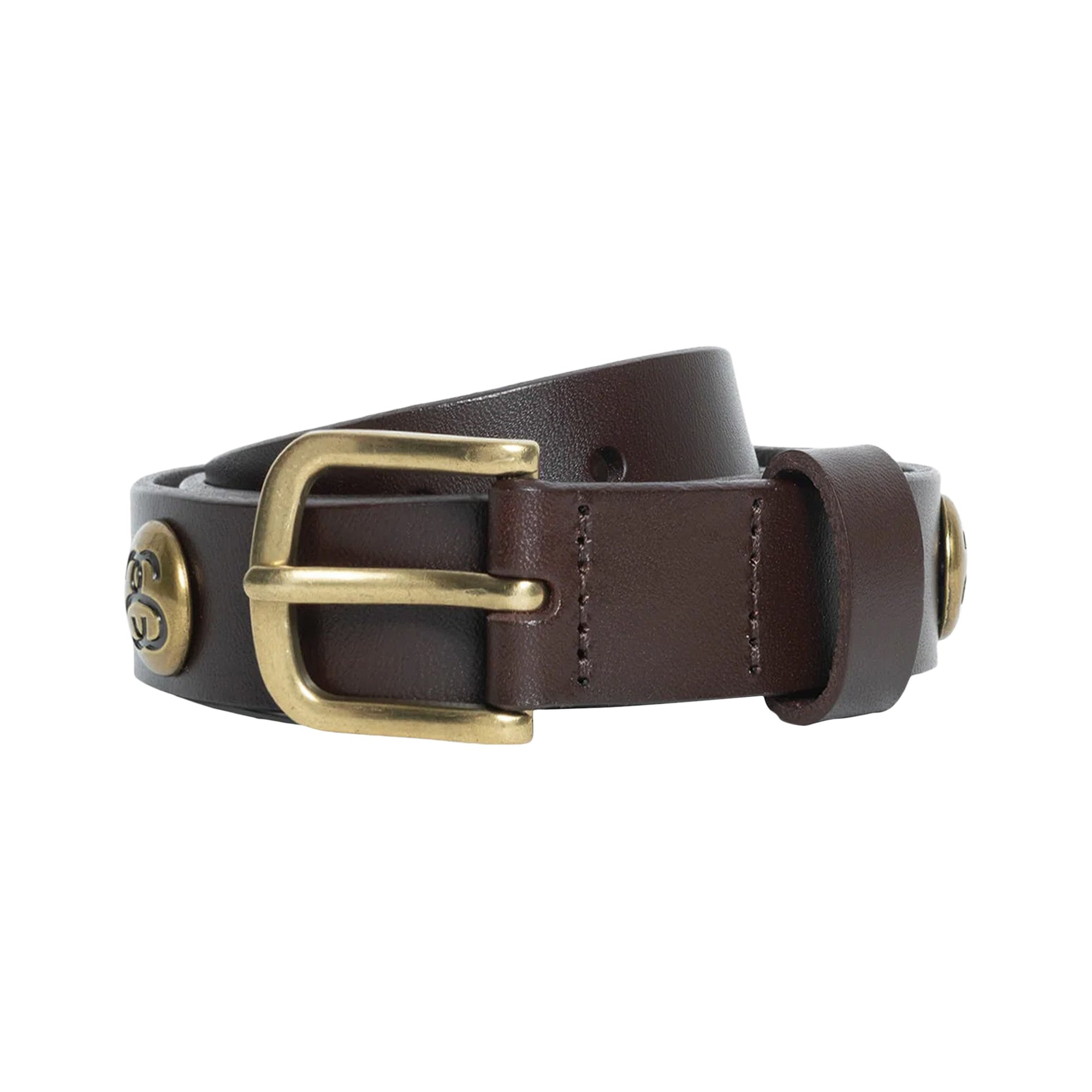 Buy Stussy SS-Link Studded Belt 'Brown' - 135188 BROW | GOAT CA