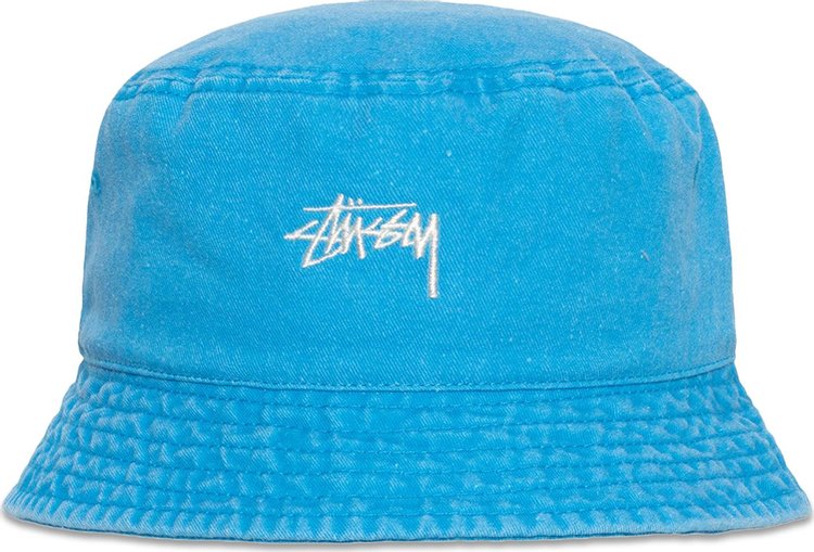 Stussy Washed Stock Bucket Hat 'Ocean'