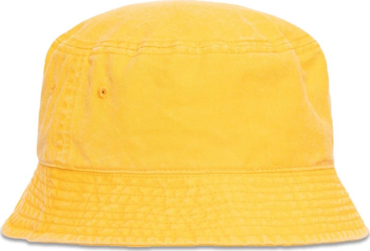 Stussy Washed Stock Bucket Hat Gold