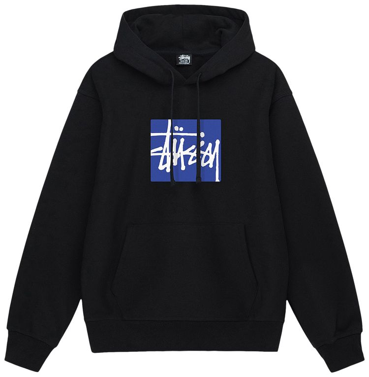 Stussy Stock Box Hoodie Black