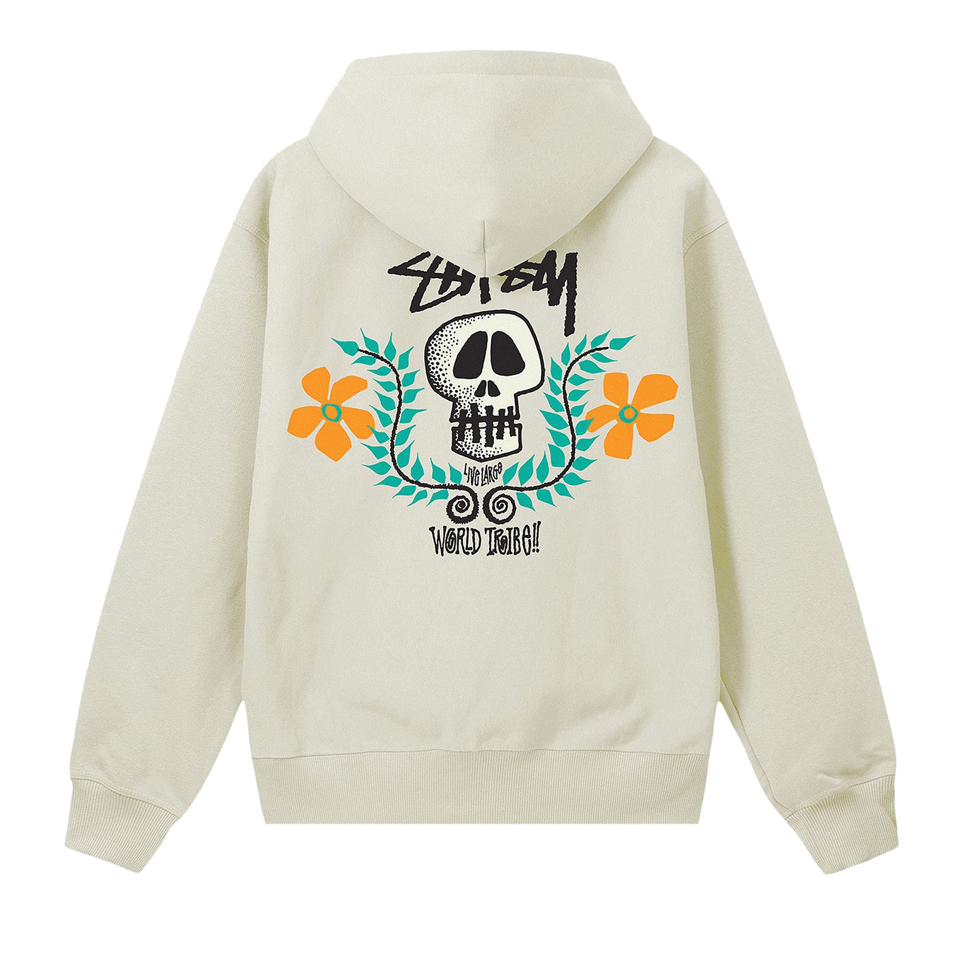 Stussy skull hoodie on sale