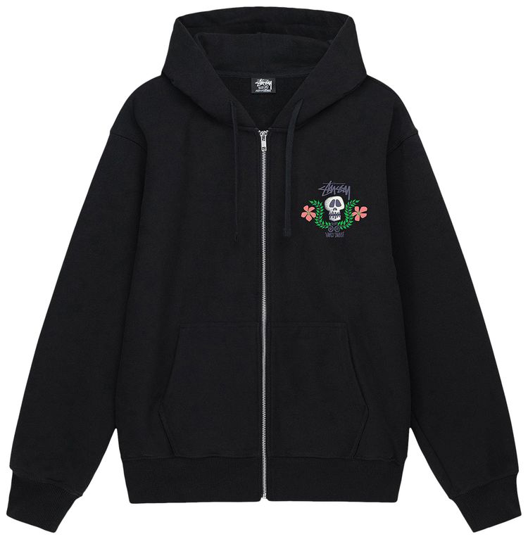 Stussy skull hoodie clearance