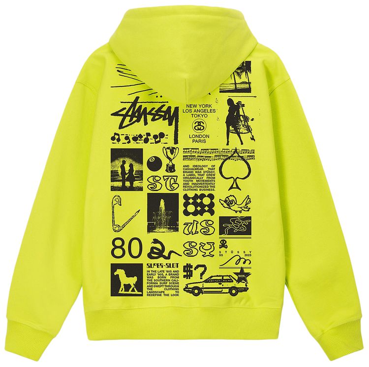 Stussy Sara Zip Hoodie Keylime