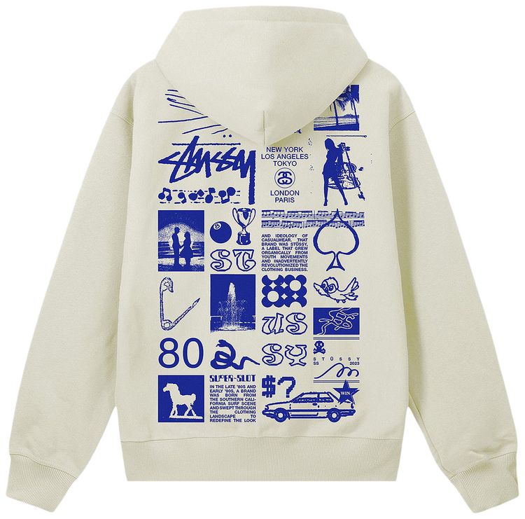 Stussy Sara Zip Hoodie Stone