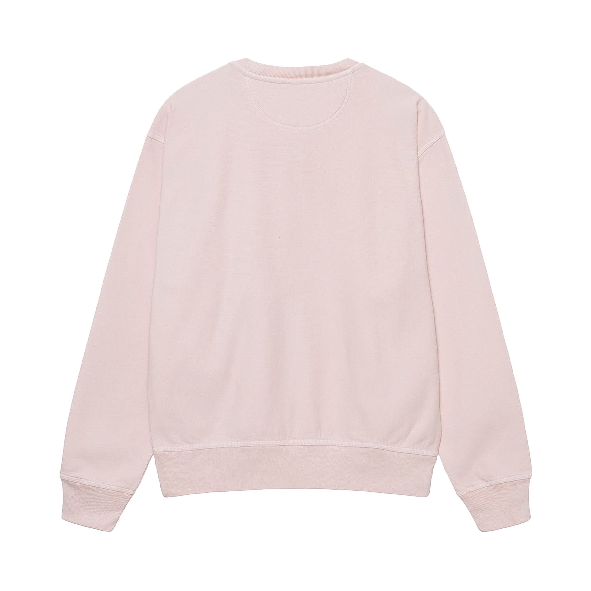 Buy Stussy Overdyed Stock Logo Crew 'Light Pink' - 118480