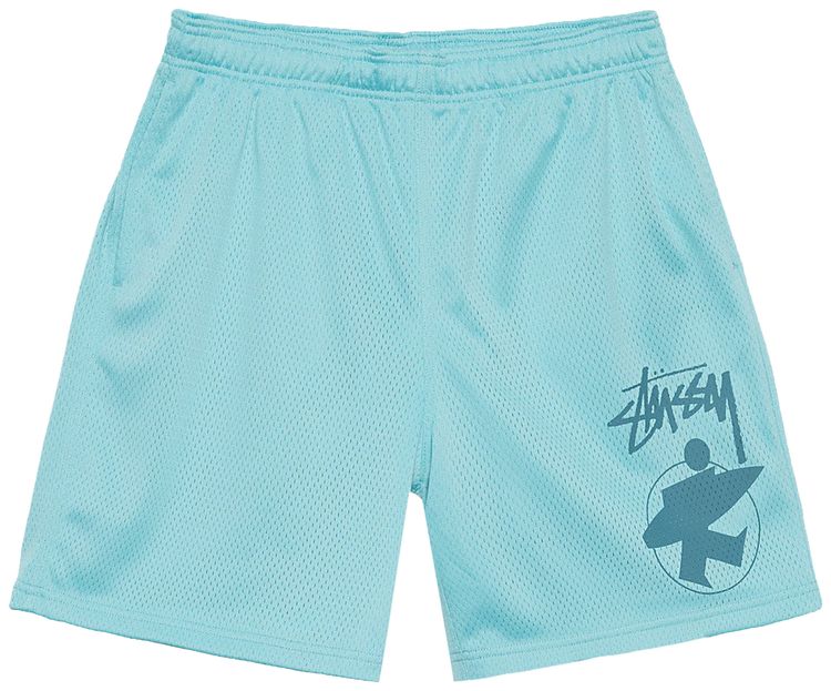 Stussy Surfman Mesh Short Aqua